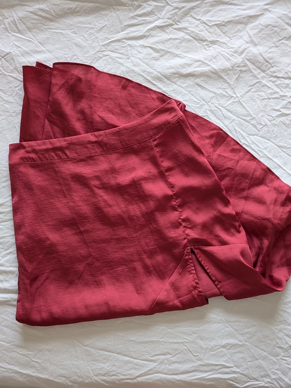 Free People Lola Asymmetrical Slit Skirt